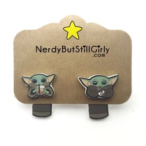 Baby Yoda Earrings (Boba & Chicken Nuggets)